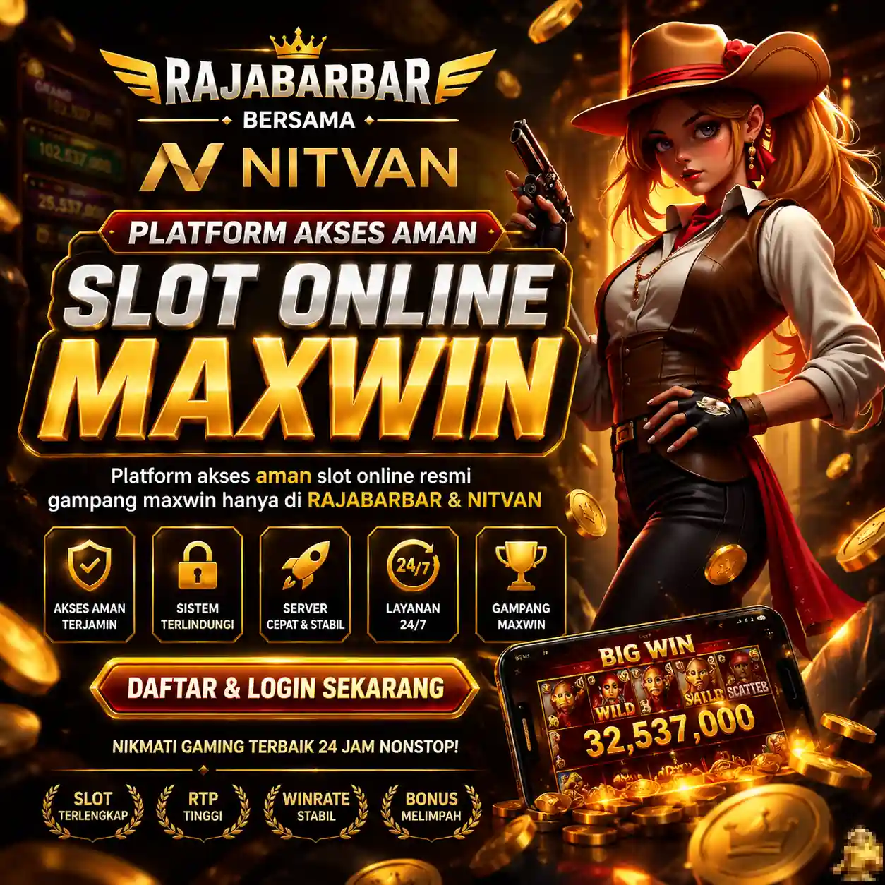 RAJABARBAR | NITVAN Platform Akses Aman Slot Online Maxwin